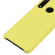 Solid Color Liquid Silicone Dropproof Protective Case for Huawei P30 Lite/Nova 4e(Yellow)