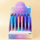 10 PCS Cute Moon Star Space Star Creative Automatic Pen Kids School Supplies Stationery, Random Color Delivery(0.5mm)