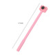 20 PCS Plastic Cartoon Camera Shape Simple Creative Cute Black Gel Pen(Pink)