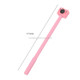 20 PCS Plastic Cartoon Camera Shape Simple Creative Cute Black Gel Pen(Pink)