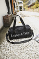 Leisure Sport Handbag Shoulder Travel Bag (Color:Black Size: + S)