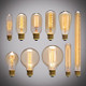 E27 40W Retro Edison Light Bulb Filament Vintage Ampoule Incandescent Bulb, AC 220V(G80 Spirai)