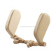 Car Seat Headrest Car Neck Pillow Sleep Side Headrest for Children and Adults (Beige)