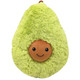 Long Plush Cartoon Avocado Shape Pillow Cushion Plush Toy, Height: 20cm