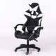 Computer Office Chair Home Gaming Chair Lifted Rotating Lounge Chair with Nylon Feet (Black)