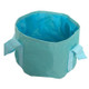 Portable Outdoor 600D Oxford Cloth Fishing Water Basin Travel Camping Washbasin Bucket Sink Bag, Color:Blue