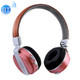 BTH-858 Stereo Sound Quality V4.2 Bluetooth Headphone, Bluetooth Distance: 10m, Support 3.5mm Audio Input & FM, For iPad, iPhone, Galaxy, Huawei, Xiaomi, LG, HTC and Other Smart Phones(Rose Gold)