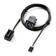 AUX Interface + Wiring Hardness for BMW MINI ONE COOPER E39 E53 X5Z4 E85 E86 X3 E83, Cable Length: 1.5m