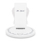 10W Smart Vertical Angel Wings Shape Mobile Phone Wireless Charger with Lighting Base