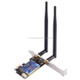 EDUP EP-9620 2 in 1 AC1200Mbps 2.4GHz & 5.8GHz Dual Band PCI-E 2 Antenna WiFi Adapter External Network Card + Bluetooth