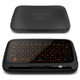 H18+ 2.4GHz Mini Wireless Keyboard Full Touchpad with 3-Level Adjustable Backlight(Black)