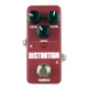 KOKKO FDS2 Mini Electric Guitar Monoblock Distortion Effects Pedal(Wine Red)