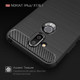 Carbon Fiber Texture TPU Shockproof Case For Nokia 7.1Plus / X7 / 8.1 (Black)