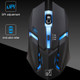 Chasing Leopard K2 USB LED Backlight 1600DPI Three-speed Adjustable Wired Optical Gaming Mouse, Length: 1.3m