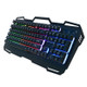 iMICE AK-400 USB Interface 104 Keys Wired Colorful Backlight Gaming Keyboard for Computer PC Laptop(Black)