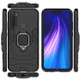 For Xiaomi Redmi Note 8 Panther PC + TPU Shockproof Protective Case(Black)