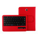 For Galaxy Tab A 8.0 / T350 2 in 1 Detachable Bluetooth Keyboard Litchi Texture Leather Case with Holder(Red)