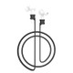 For Xiaomi Air Earphone Silicone Lanyard Anti-lost Rope(Black)