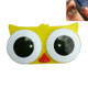 2 PCS Creative Environmental Protection Cartoon Animal Big Eye Contact Lens Box(Yellow Owl)