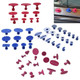 56 PCS Auto PDR Plastic Ding Glue Tabs Paintless Dent Removal Car Repair Tools Kits Glue Puller Sets Tabs PDR Tools