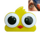 2 PCS Creative Environmental Protection Cartoon Animal Big Eye Contact Lens Box(Yellow Chick)