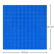32*32 Small Particle DIY Building Block Bottom Plate 25.5*25.5 cm Building Block Wall Accessories Toys for Children(Blue)