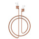 For Xiaomi Air 2 Earphone Silicone Lanyard Anti-lost Rope(Coffee)