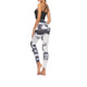 Outdoor Sports And Fitness Yoga Pants (Color:Black White Size:S)