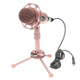 Yanmai Y20 Professional Game Condenser Microphone  with Tripod Holder, Cable Length: 1.8m, Compatible with PC and Mac for  Live Broadcast Show, KTV, etc.(Rose Gold)
