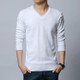 Men Autumn and Winter Slim Sweater, Size: XXXL(White)