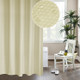 Thickening Waterproof And Mildew Curtain Honeycomb Texture Polyester Cloth Shower Curtain Bathroom Curtains, Size:180*200cm(Beige)