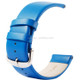 Kakapi for Apple Watch 38mm Subtle Texture Classic Buckle Genuine Leather Watchband, Only Used in Conjunction with Connectors (S-AW-3291)(Blue)