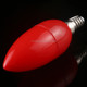 E14 2W 8 LEDs 2835 SMD 90 LM LED Light Bulb Energy Saving Light, AC 220V(Red Light)