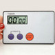 Ultrathin Credit Card Shape Sized Digital LCD Kitchen Buzzer Timer with Magnetic Mount(Silver)