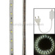 Casing Waterproof Rope Light, Length: 1m, White Lgiht with Controller, 60LED/m, AC 220V(White)