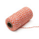 Two-color Cotton Thread Handmade DIY Drawstring Gift Box Packing Rope 2mm Thick (100m / Roll)(05)