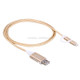 1M Multi-functional Mimao 8pin & Micro USB to OTG & USB 2.0 Data Sync Cable USB Charging Cable, For iPhone & iPad, Samsung, HTC, Sony, Huawei, Xiaomi(Gold)