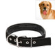 Foam Cotton  Polyester Pet Collars Pet Neck Strap Dog Neckband Cats Dogs Collars, 3cm x 47cm (Black)