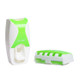 Automatic Toothpaste Dispenser Set with 5 Toothbrush Holder (Green)