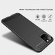 Brushed Texture Carbon Fiber TPU Case for iPhone 11 Pro(Black)