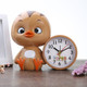 3 PCS Creative Children Cartoon Cute Duck Student Alarm Clock(Light Coffee)