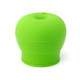 Straw Cup Lid Silicone Leakproof Cup Lid for Children(Green)