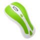 PR-01 6D Gyroscope Fly Air Mouse 2.4G USB Receiver 1600 DPI Wireless Optical Mouse for Computer PC Android Smart TV Box (Green + White)