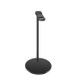 NB-Z3 Aluminum Alloy + Leather + Silicone Material Headphone Holder / Headset Stand(Black)