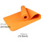 6mm Thickness Eco-friendly TPE Anti-skid Home Exercise Yoga Mat, Size:183*61cm(Orange)