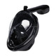 Water Sports Diving Equipment Full Dry Diving Mask Swimming Glasses for GoPro HERO6/ 5 /5 Session /4 /3+ /3 /2 /1, M Size(Black)