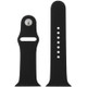 For Apple Watch Sport 42mm High-performance Rubber Sport Watchband with Pin-and-tuck Closure(Black)