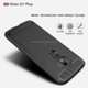 Brushed Texture Carbon Fiber TPU Case for Motorola Moto G7 Play EU Version(Black)