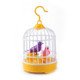 Voice-activated Electric Birdcage Mini Children Toys(Yellow)