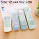 5 PCS Short Design Air Conditioning Remote Control Silicone Protective Cover, Size: 12.4*4.5*2.2cm